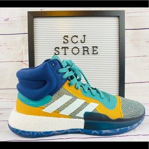 ADIDAS MARQUEE BOOST TEAL SIZE 9.5 NEW NO BOX